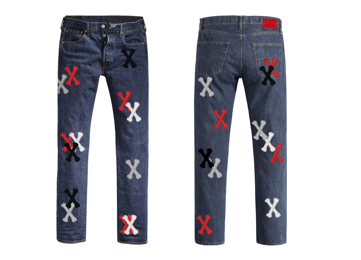 CrossBone Denim Jeans