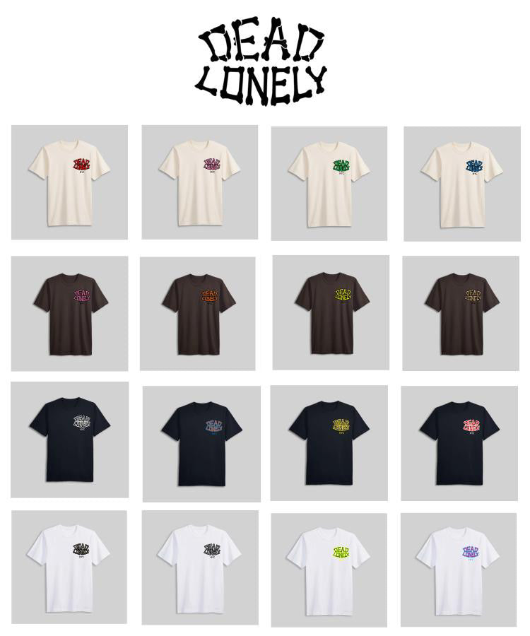 DEADLONELY Skull and Bones T-shirt