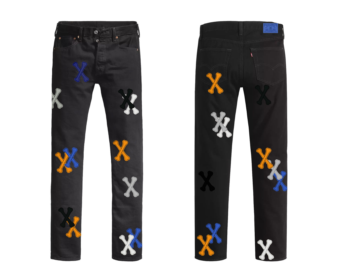 CrossBone Denim Jeans