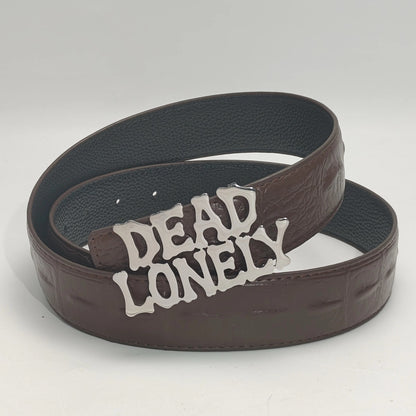 DEADLONELY Crocodile Belt (PLAIN)