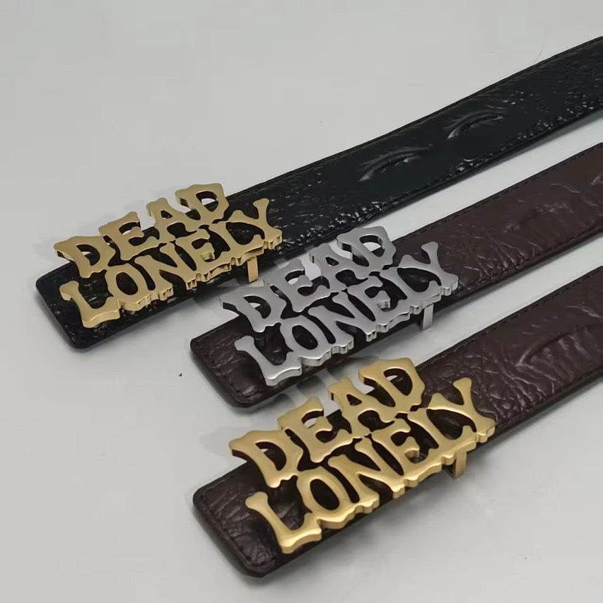DEADLONELY Crocodile Belt (PLAIN)