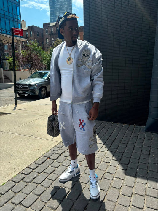 Custom SweatSuit Jort Set