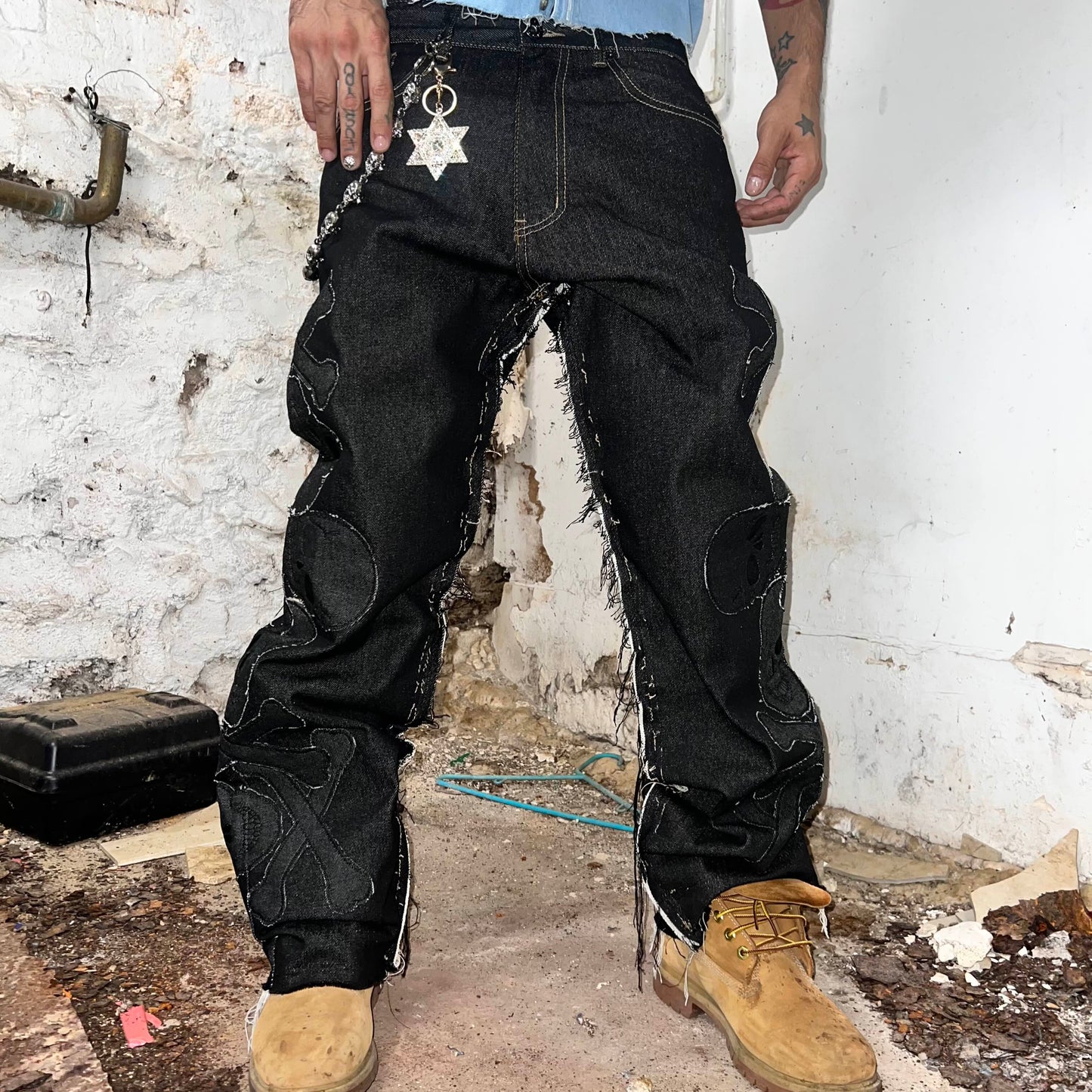 Black Out Baggy Pants