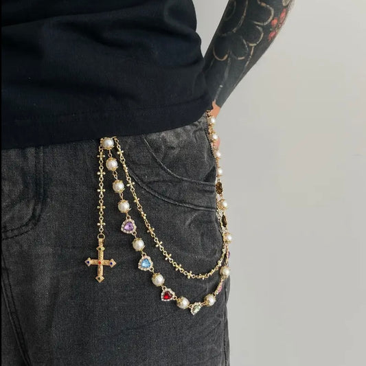 Heart Of Gold Or Soul Silver Jean Chain