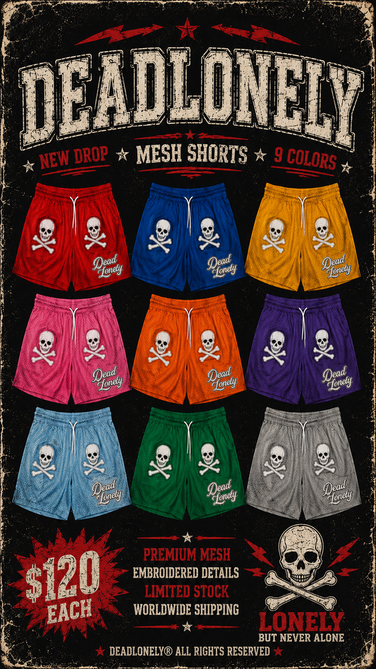 DEADLONELY Mesh Shorts