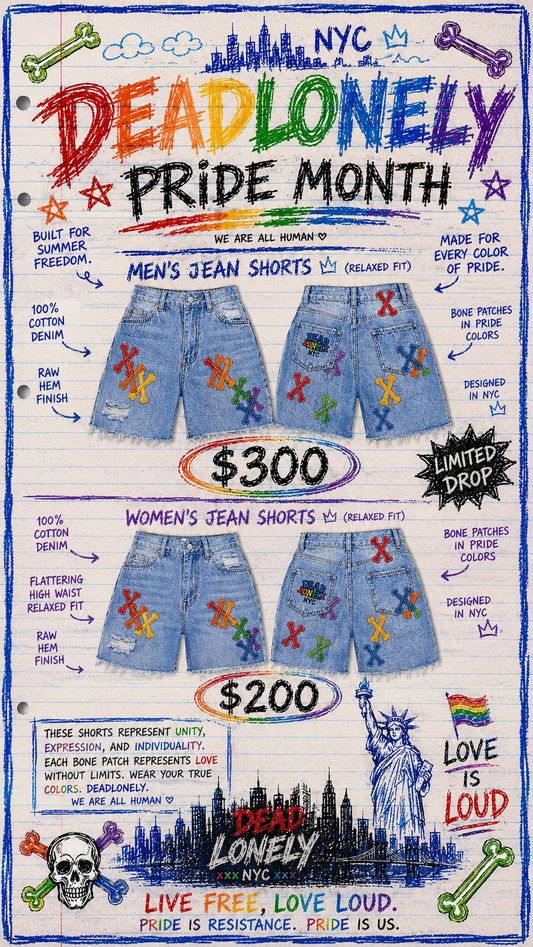 DEADLONELY Pride Month Mens Shorts