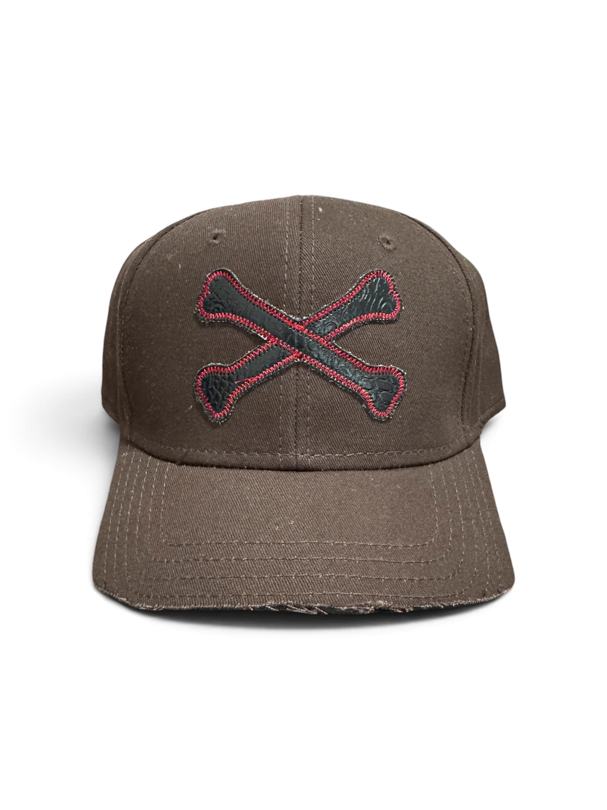 DeadLonely Leather Bone Trucker Hat